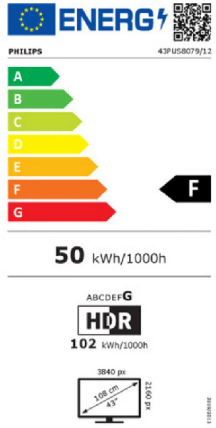 TELEVISOR LED PHILIPS 43PUS8079/12